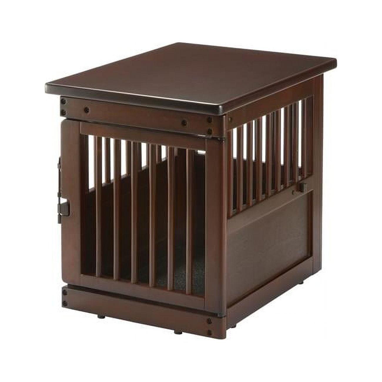 Wooden End Table Pet Crate