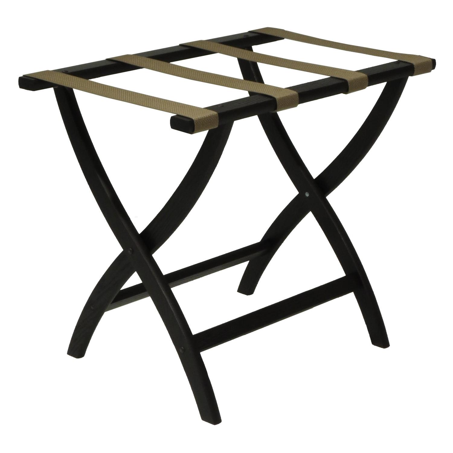 Folding Oak,Wood Luggage Rack