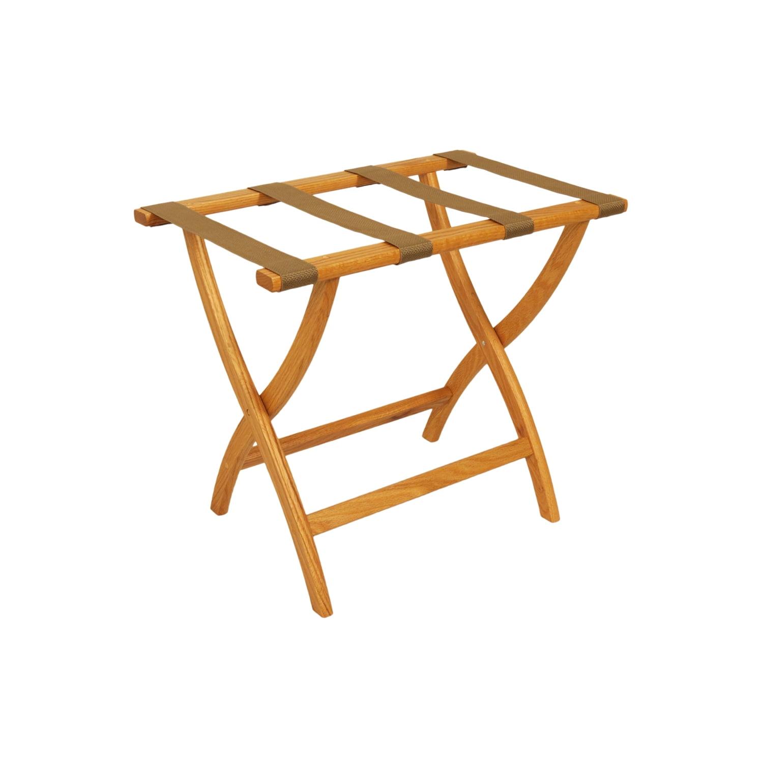 Folding Solid Wood Luggage Rack