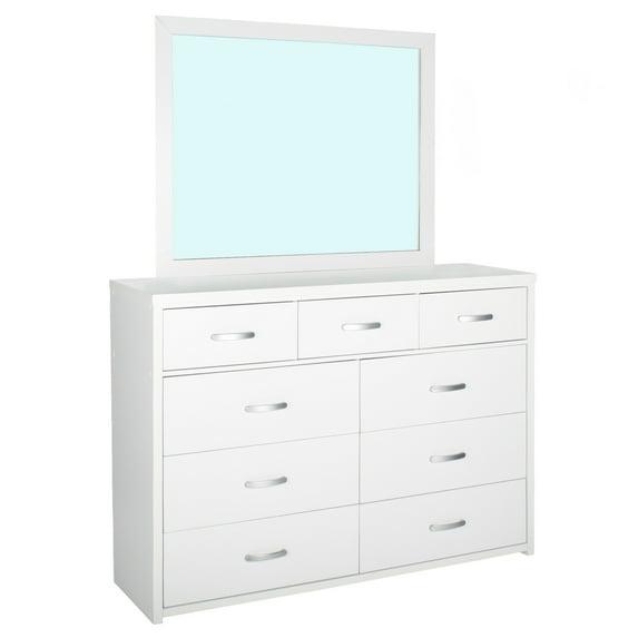 Woodpeckers Furniture and Mattress Majestic Super Jumbo 9-Drawer Double Dresser