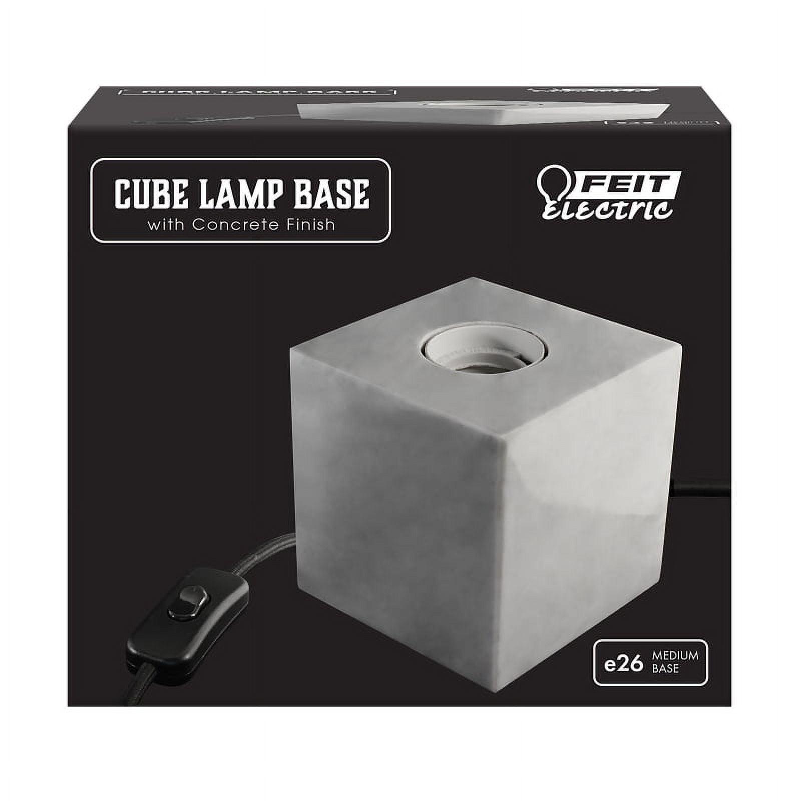 CUBE LAMP BASE 60W (Pack of 1)