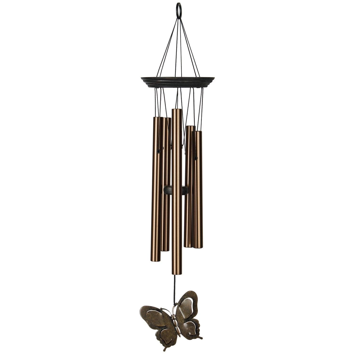 Woodstock Windchimes My Butterfly Chime, Wind Chimes For Outside, Wind Chimes For Garden, Patio, and Outdoor Decor, 21"L