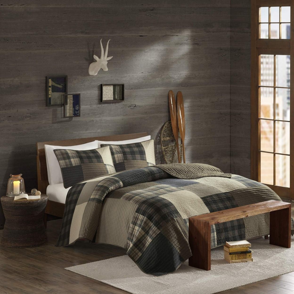 Winter Hills Oversized Cotton Quilt Bedding Set Tan - Woolrich