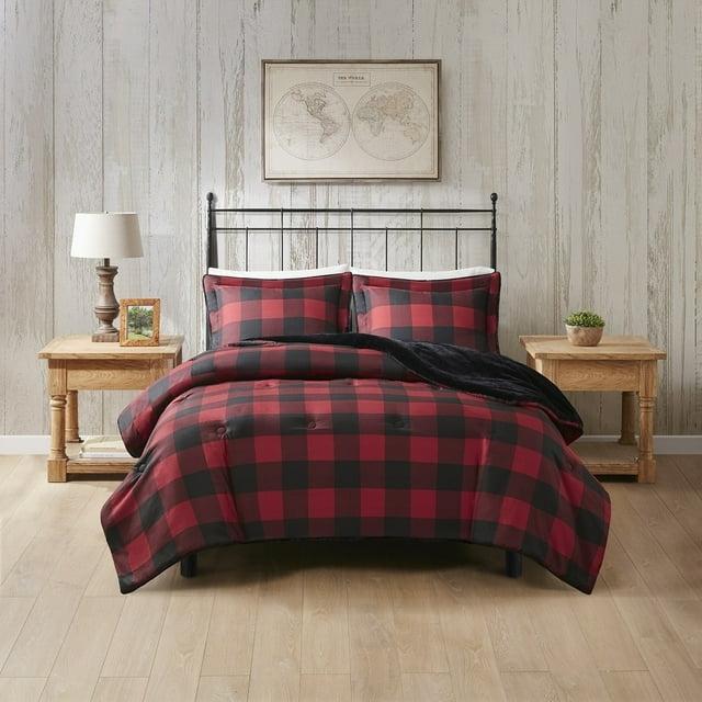 Woolrich Woolrich Bernston Faux Wool to Faux Fur Down Alternative Comforter Set