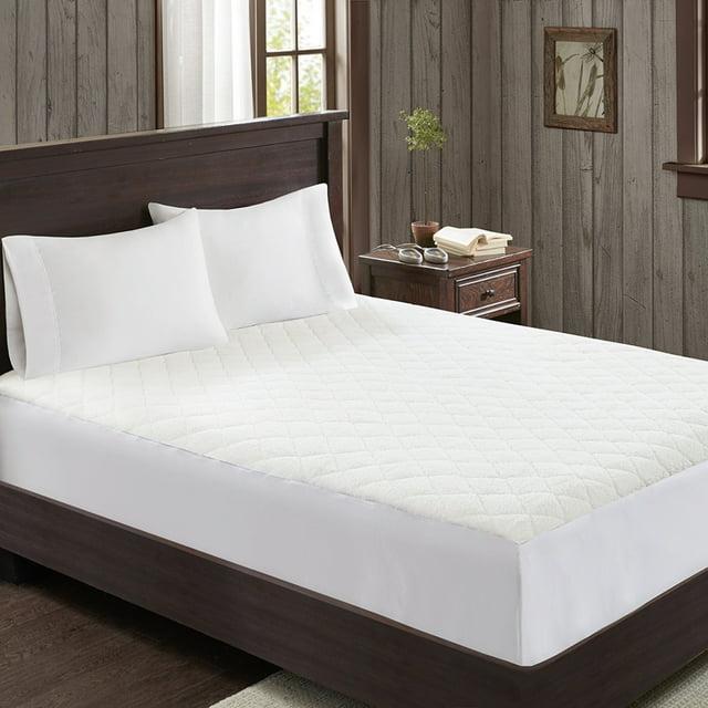 Woolrich Woolrich Electric Heated Sherpa White Mattress Pad Twin XL