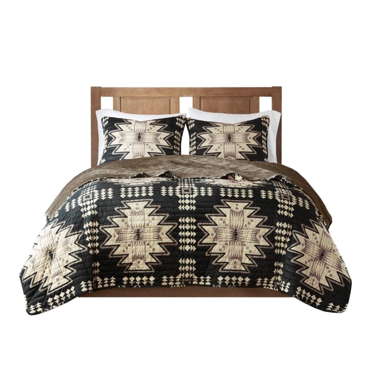 Woolrich Woolrich Sierra Oversized Print Plush Quilt Set