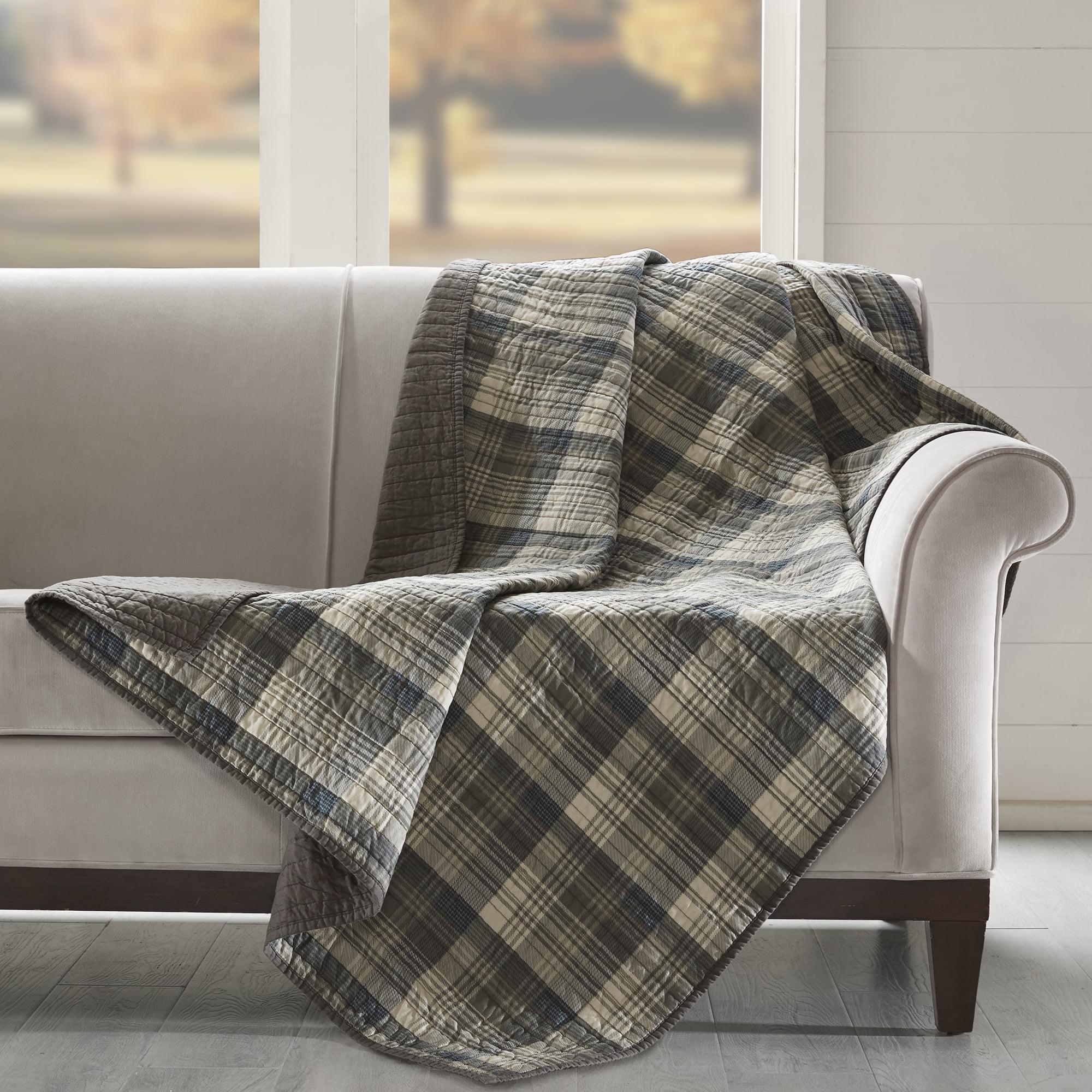 Woolrich Tasha Quilted Throw, 50x70", Taupe