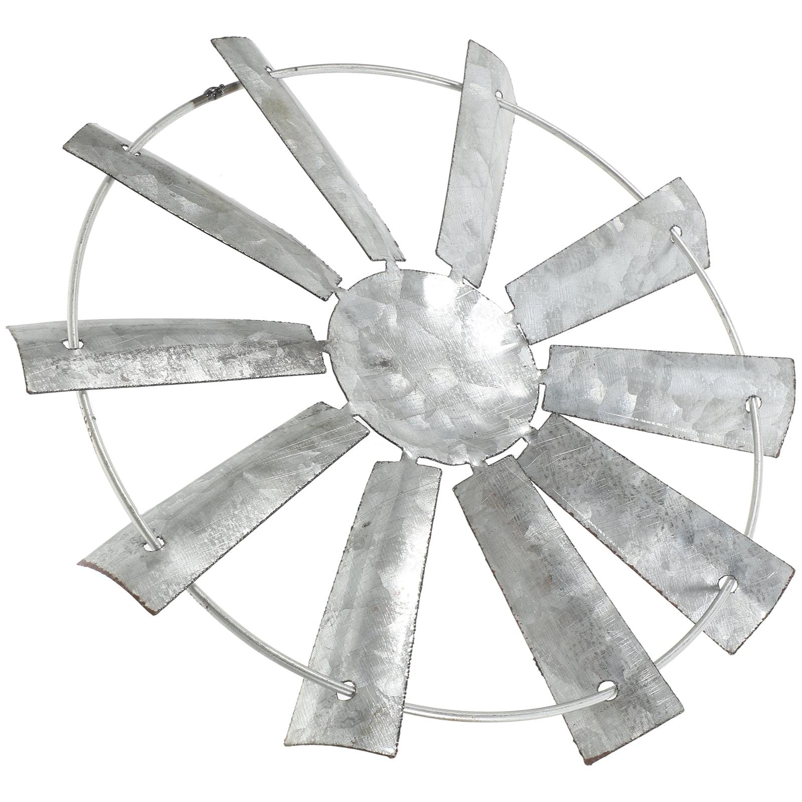 Worgeous Rustic Farmhouse Windmill Wall Decoration Metal Wall Art Hanging Windmill Metal Windmill Hanging Wall Iron Decor Farmhouse Wall Sculpture