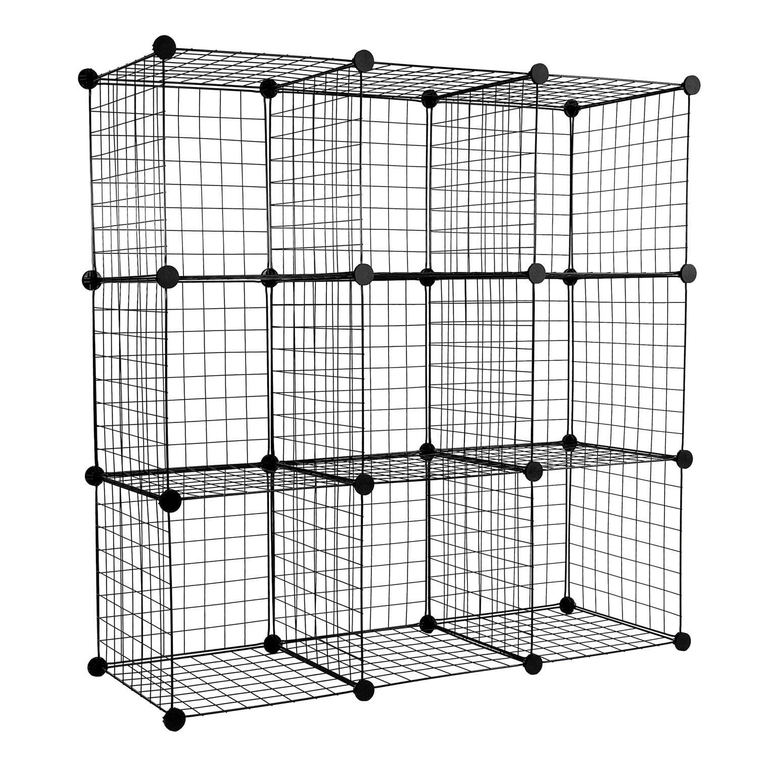 Work-It! Wire Cube Storage Organizer | Set of 9