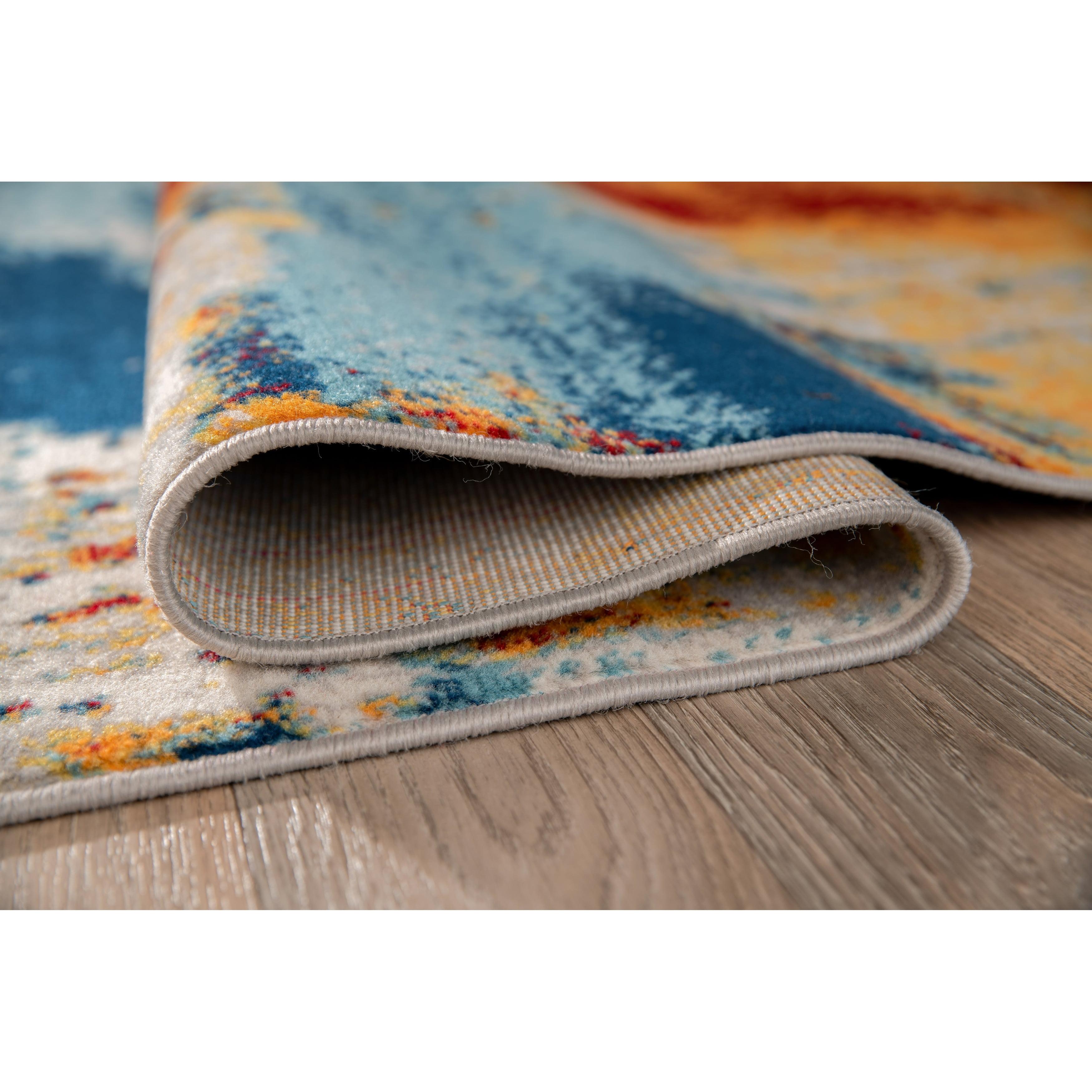 World Rug Gallery Bohemian Abstract Modern Area Rug