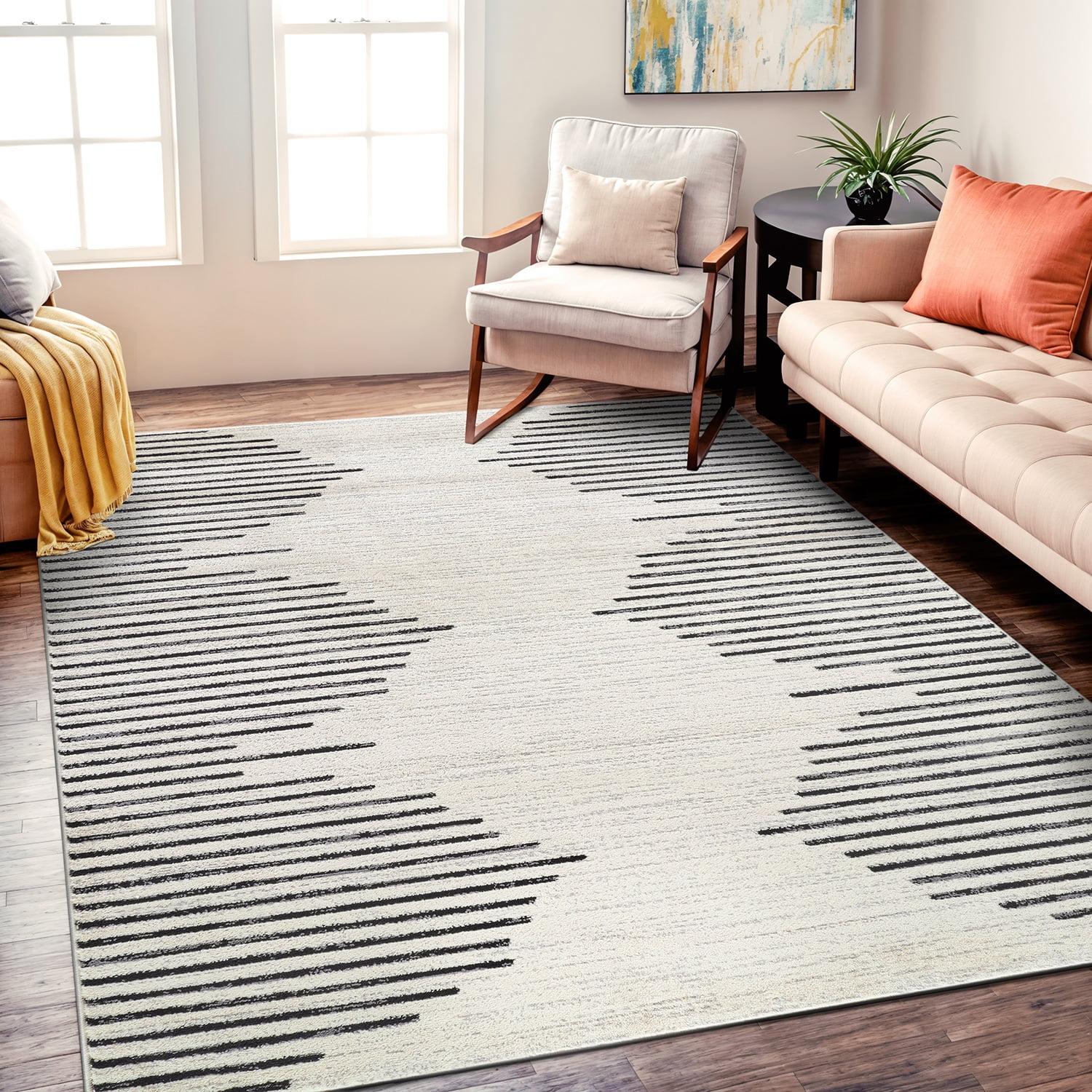 World Rug Gallery Bohemian Stripe Area Rug