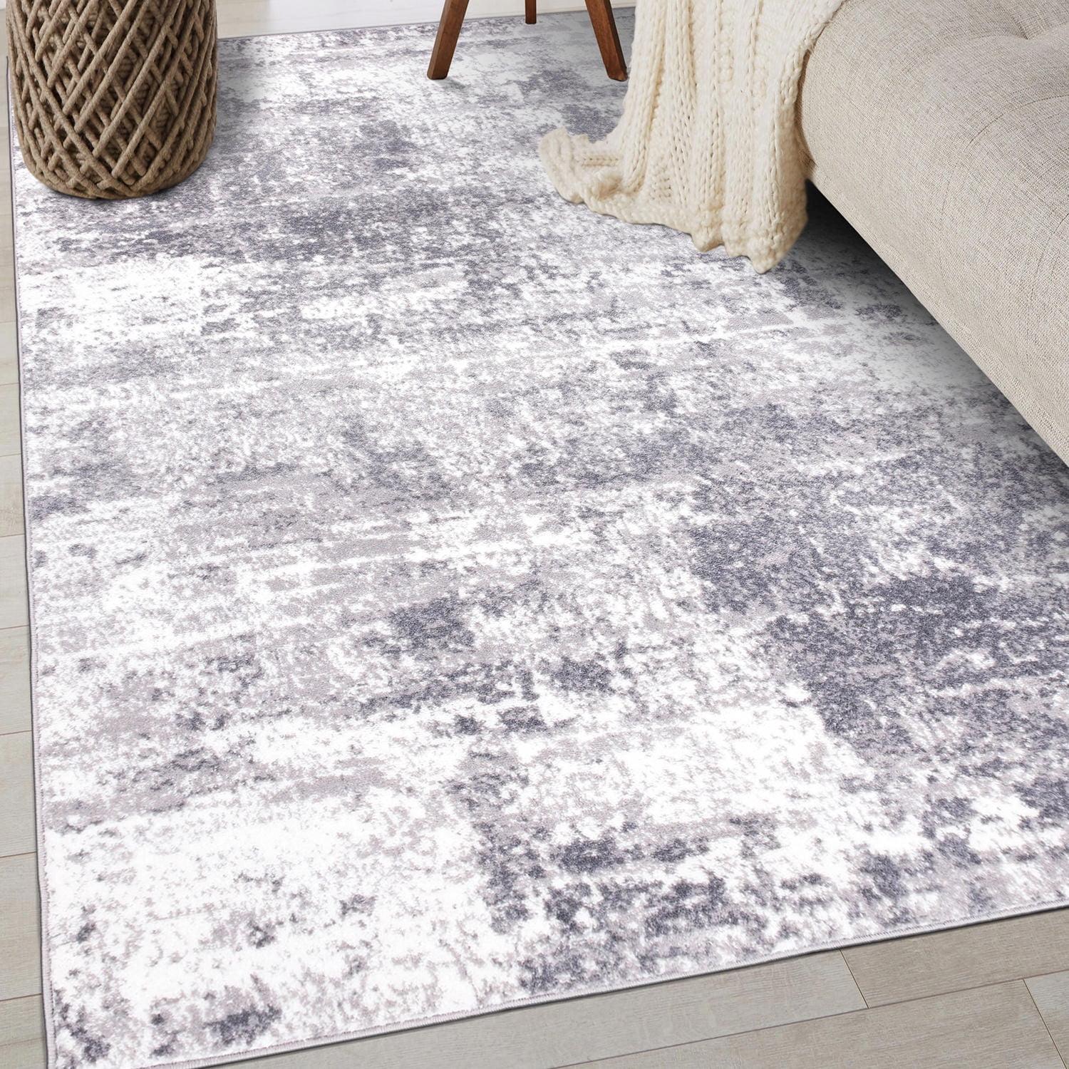 World Rug Gallery Distressed Abstract Area Rug