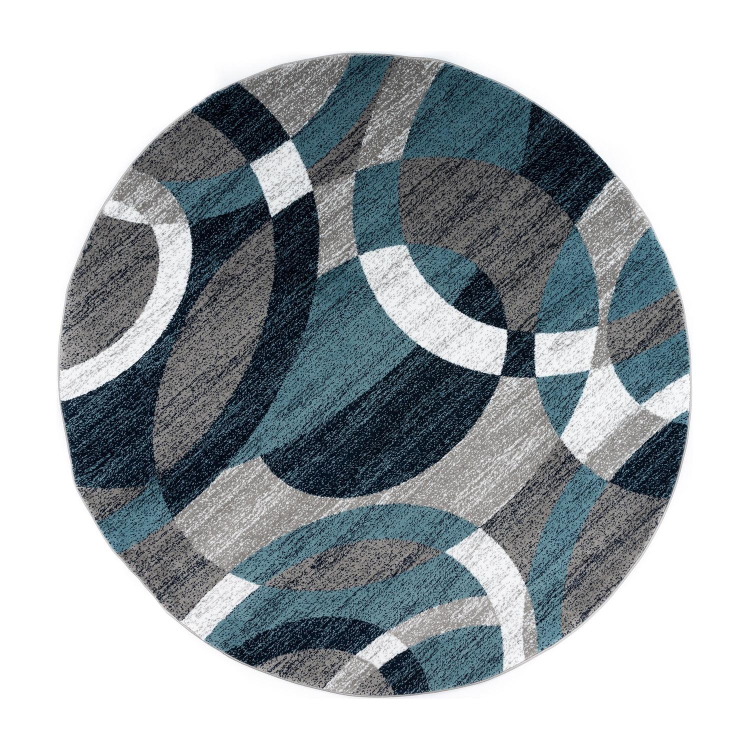 World Rug Gallery Geometric Circles Area Rug