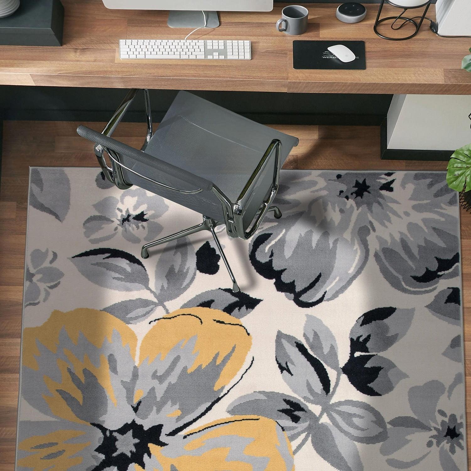 World Rug Gallery Modern Floral Desing Area Rug