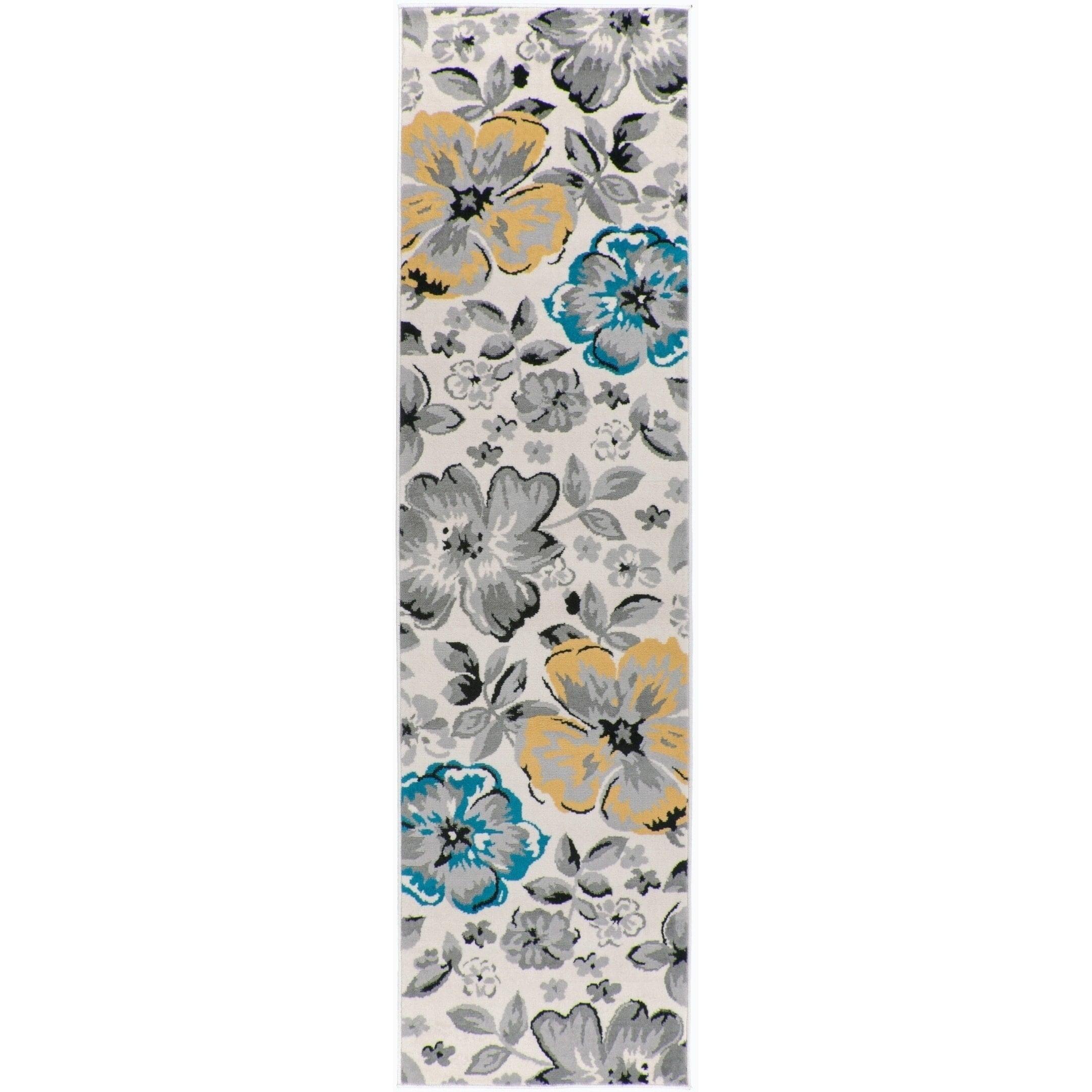 World Rug Gallery Modern Floral Desing Area Rug