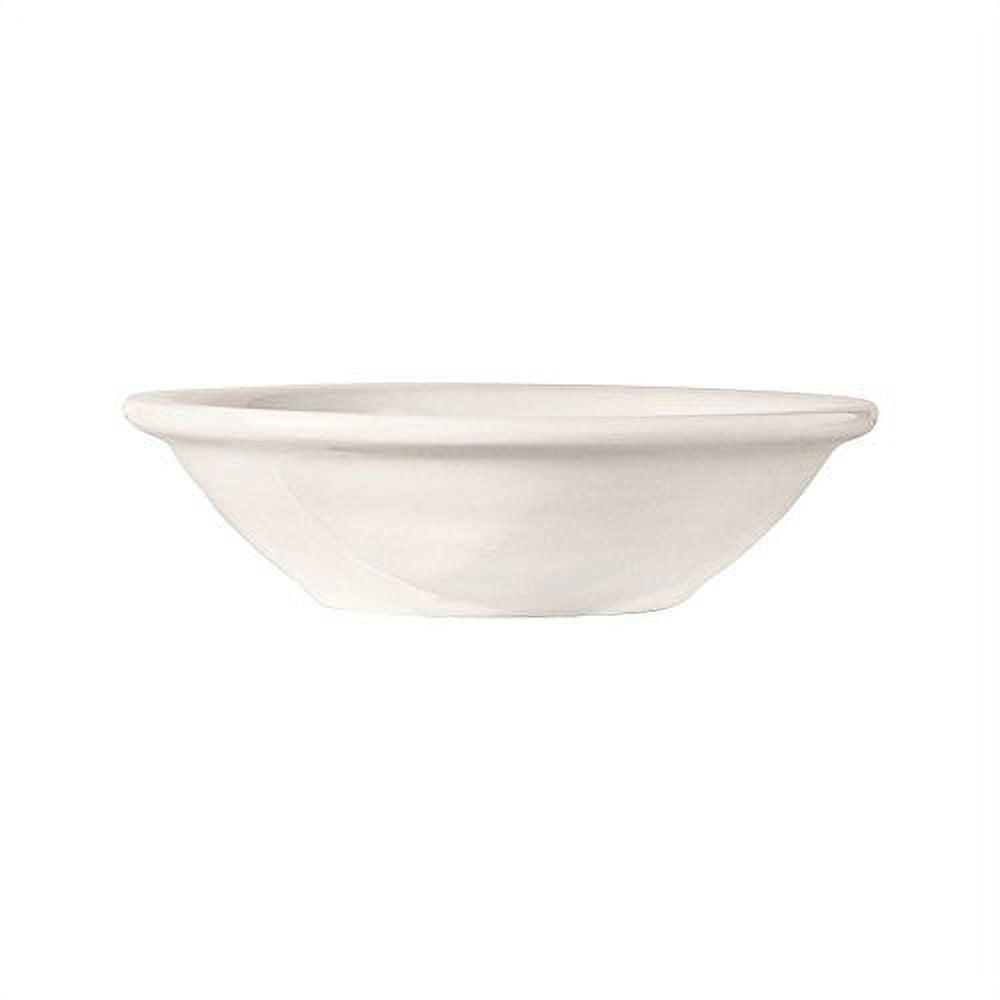 Bright White Ceramic 5.5 Oz Fruit Bowl