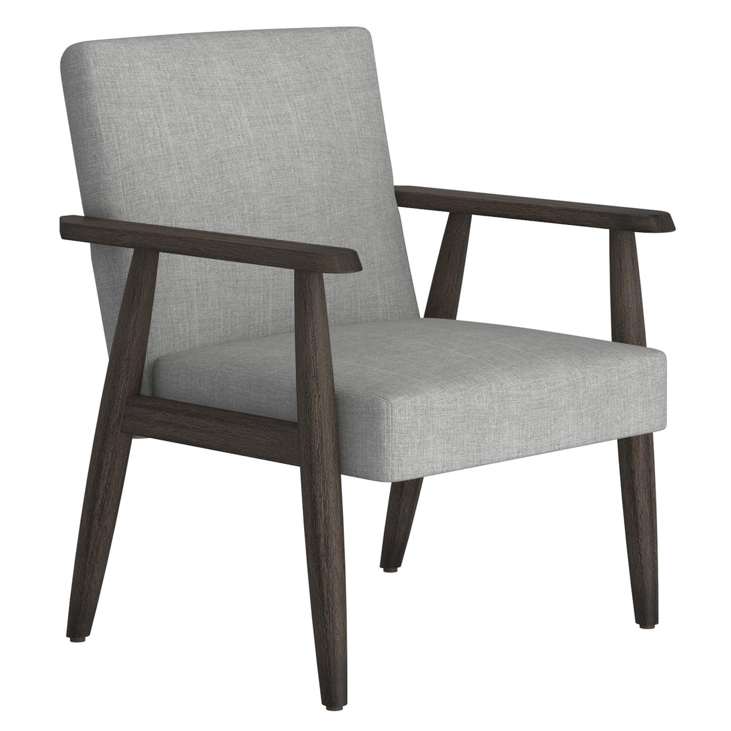 Worldwide Home Furnishings 403-588GY Huxly Accent Chair - Grey & Weathered Brown