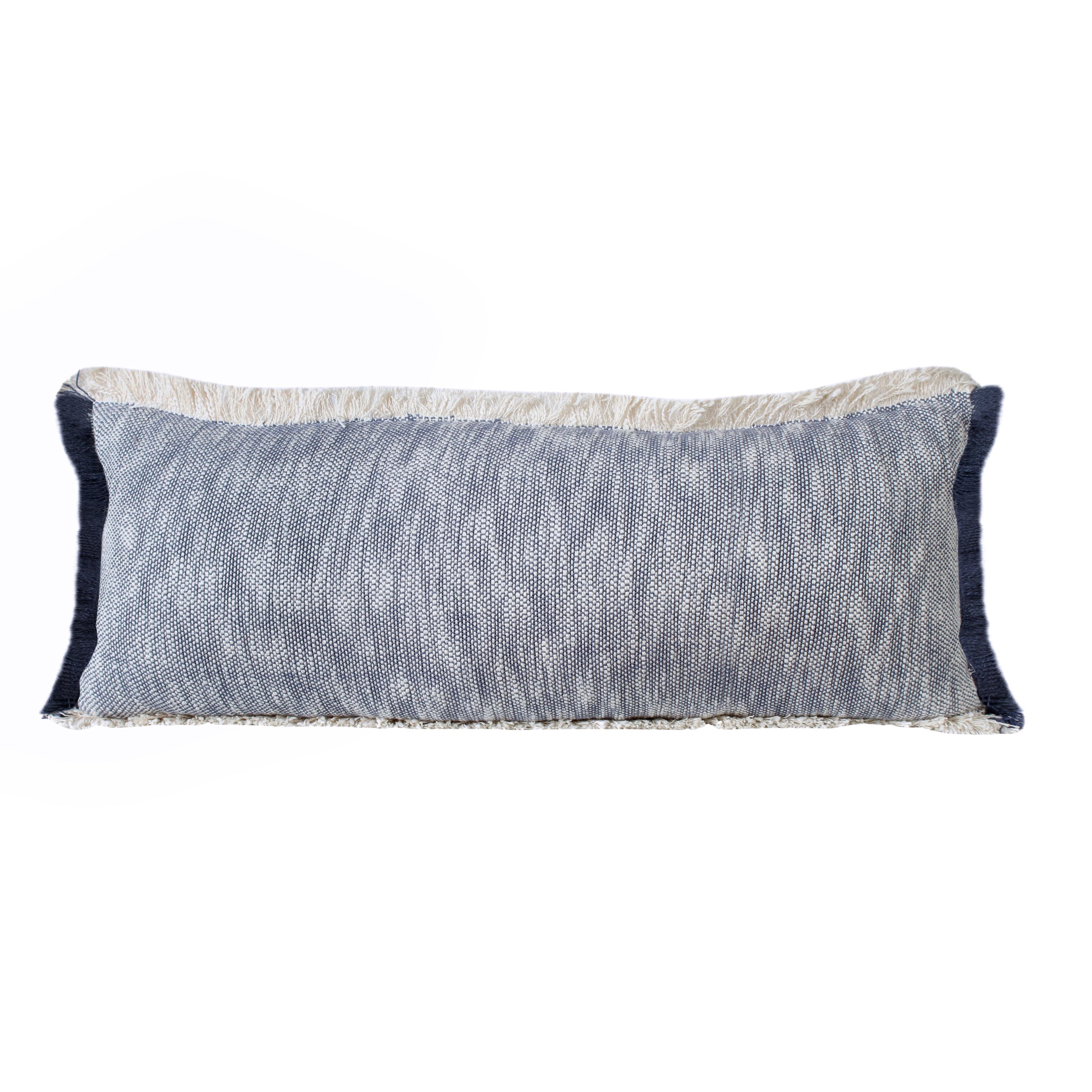14" X 36" 100% Cotton Geometric Zippered Pillow
