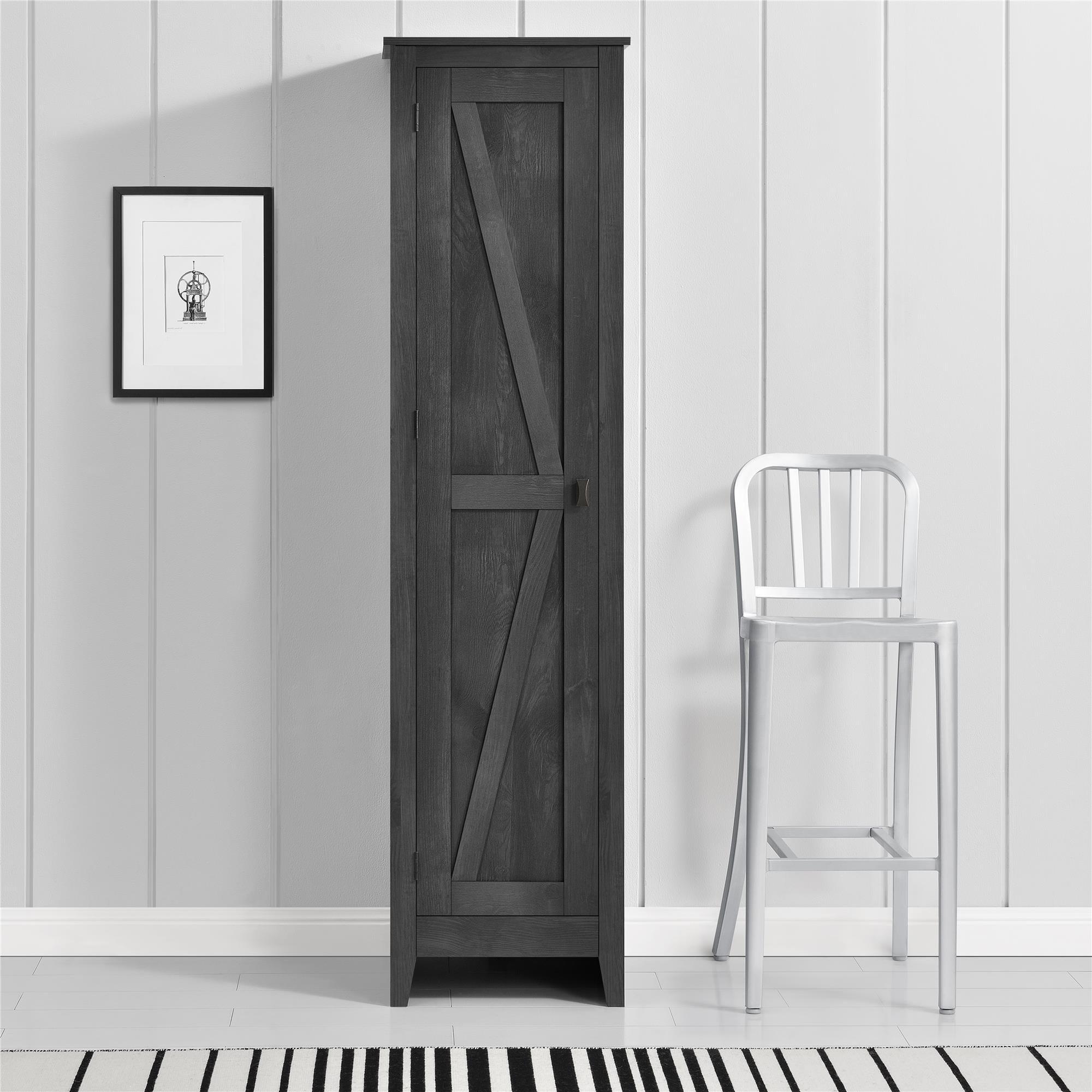 Farmington 18" Wide Storage Cabinet, Rustic Gray