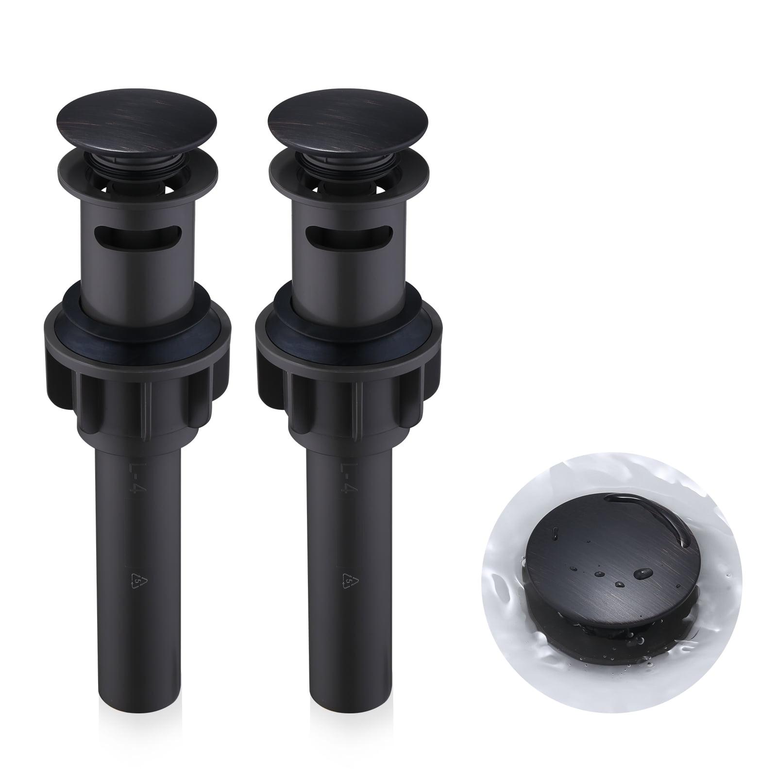 Pop-Up Bathroom Sink Drain with Overflow( 2Pack)