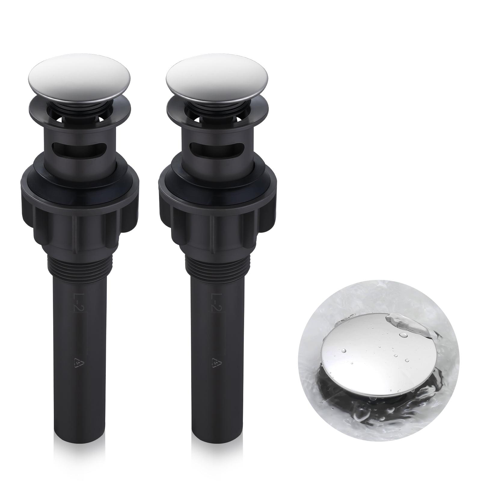 Pop-Up Bathroom Sink Drain with Overflow( 2Pack)