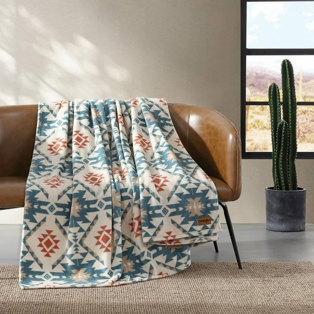 Wrangler Wrangler Printed Ultra Soft Plush Fleece Blanket