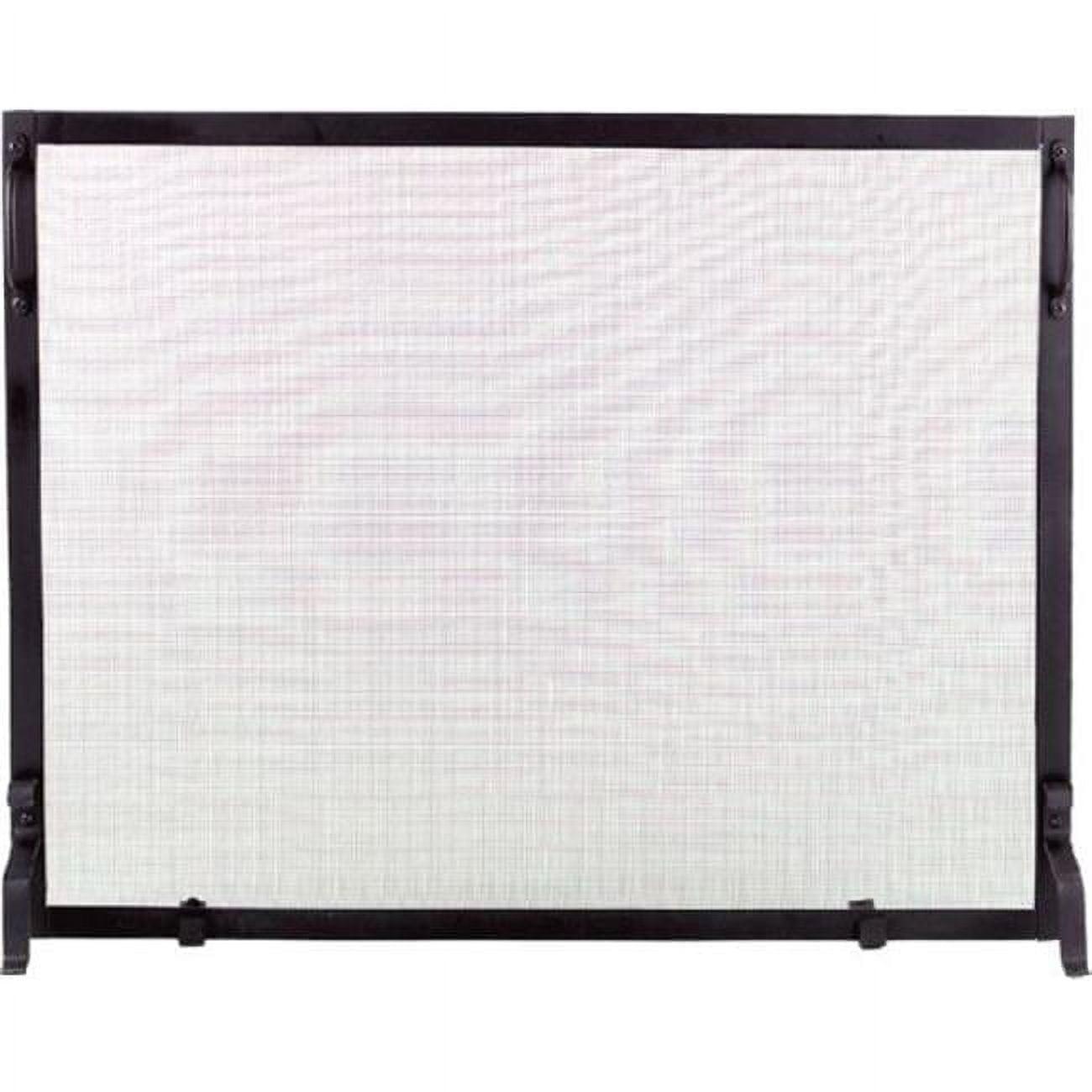 Ebern Designs Zacharius 1 Panel Steel Fireplace Screen