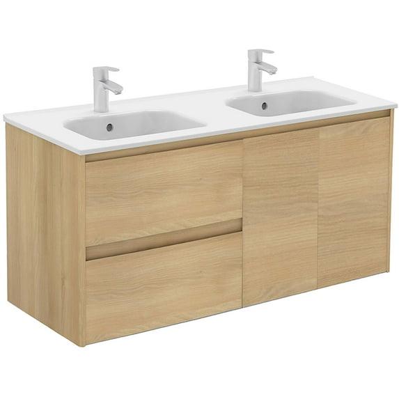Ambra 47.5'' Double Bathroom Vanity with Ceramic Top
