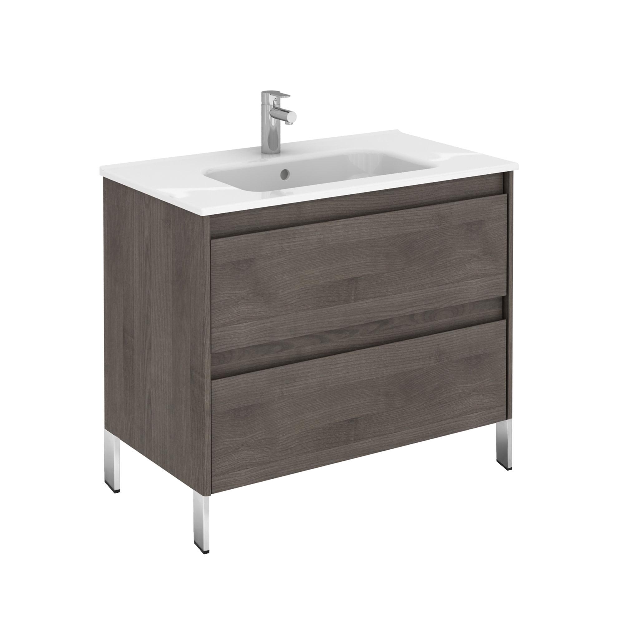 Ws Bath Collections Ambra 80F Ambra 32" Free Standing Single Basin Vanity Set - Wood