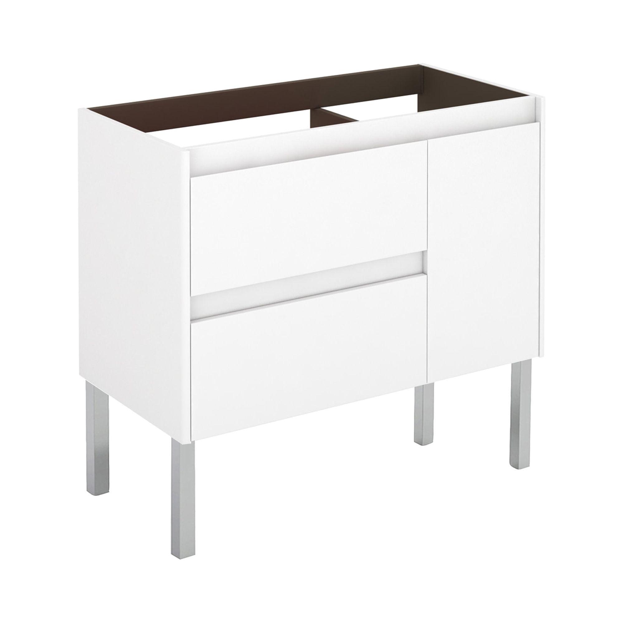 Ws Bath Collections Ambra 90F Base Ambra 35" Single Free Standing Vanity Cabinet Only -