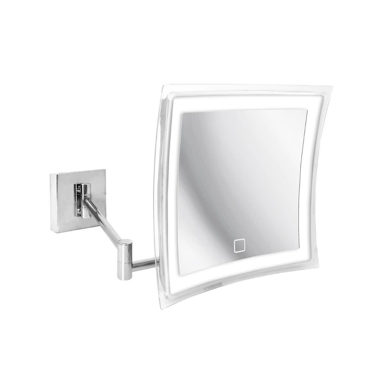 Beauty Metal Concave LED Wall Mirror