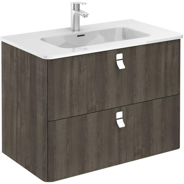WS Bath Collections Concert 31.9'' Single Bathroom Vanity with Ceramic Top