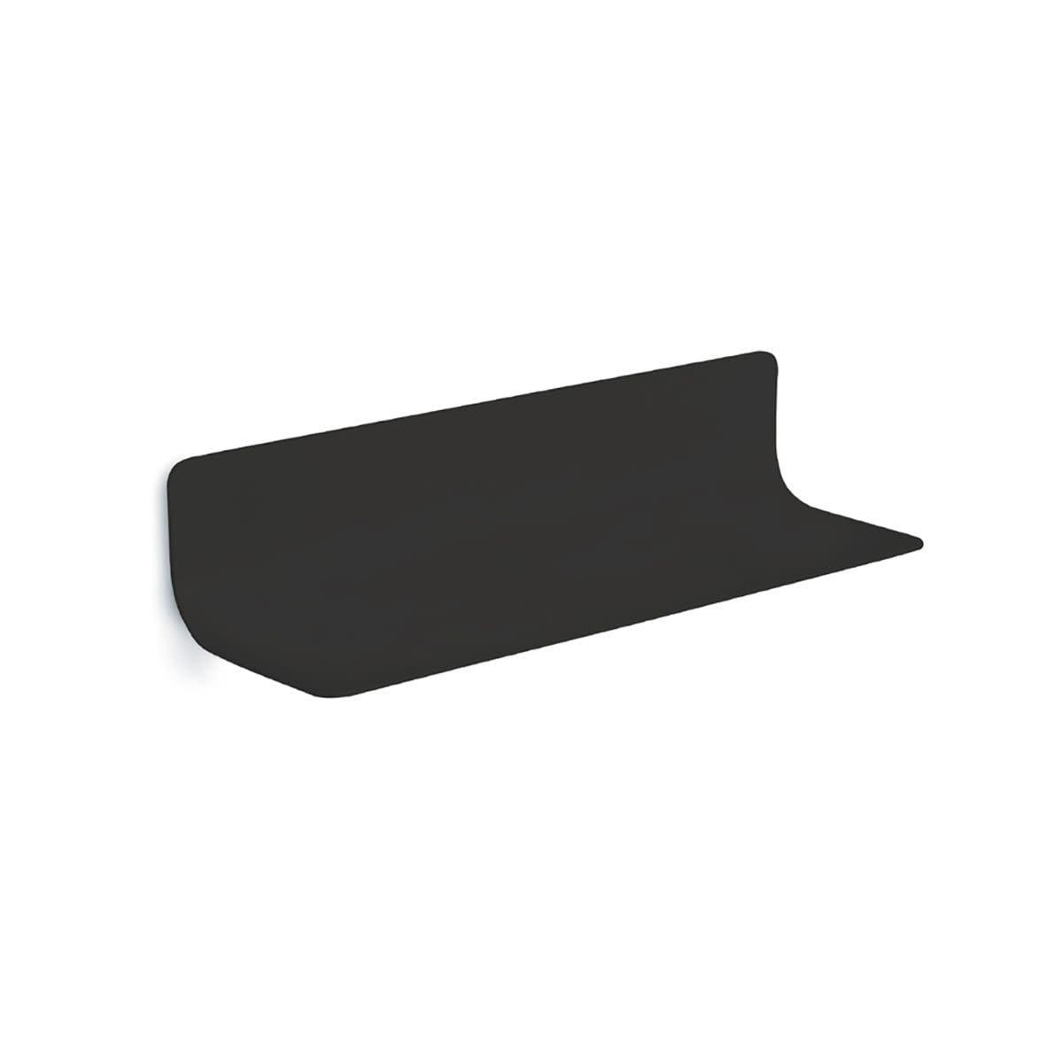 Matte Black Rectangular Floating Wall Accent Shelf