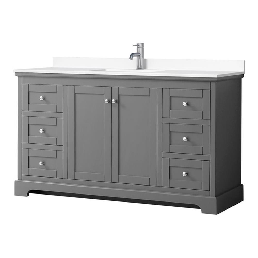 Avery 60'' Single Bathroom Vanity with Top