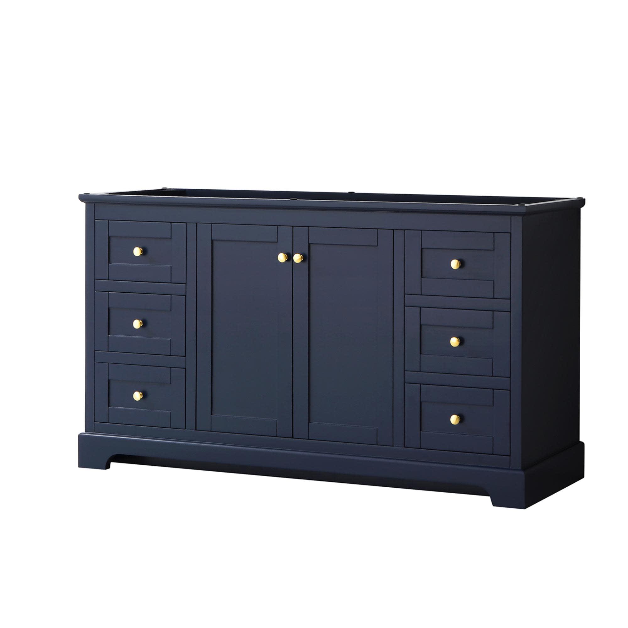 Wyndham Collection Avery 59" Single Bathroom Vanity Base Only
