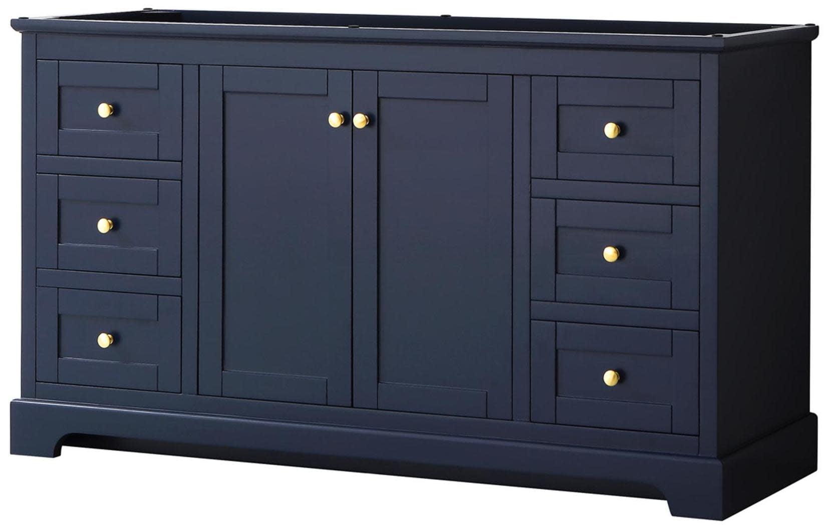 Wyndham Collection Avery 59" Single Bathroom Vanity Base Only