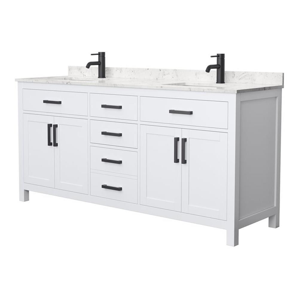 Beckett 72" x 22" D x 35'' H Double Bathroom Vanity