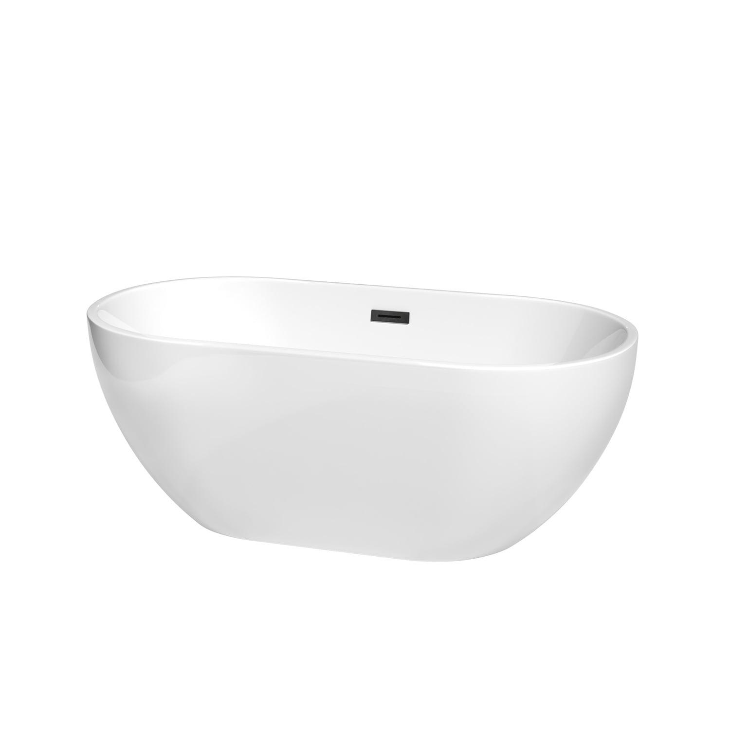 Brooklyn 60'' x 30'' Freestanding Soaking Acrylic Bathtub