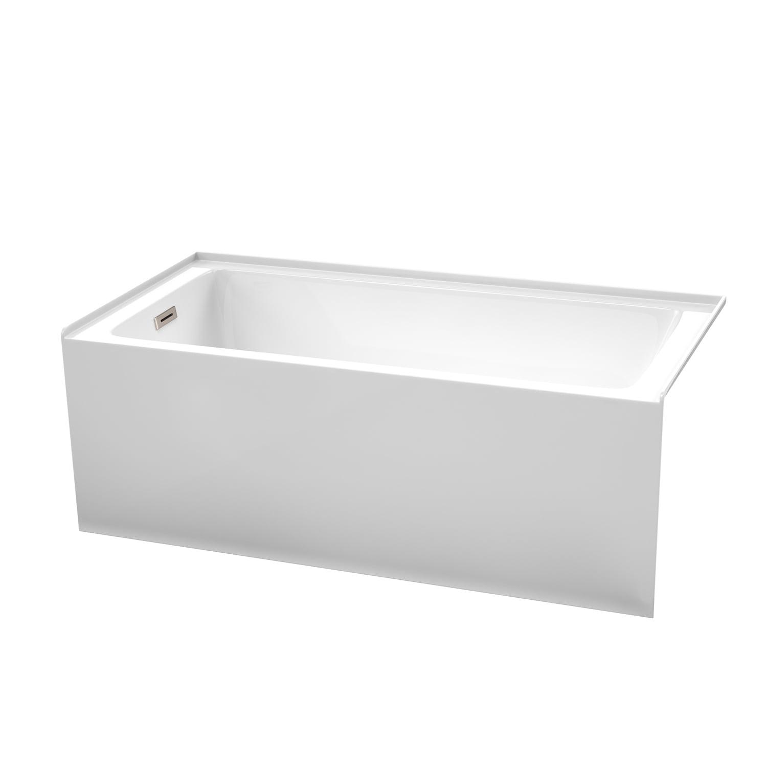 Grayley 60'' x 30'' Alcove Soaking Acrylic Bathtub