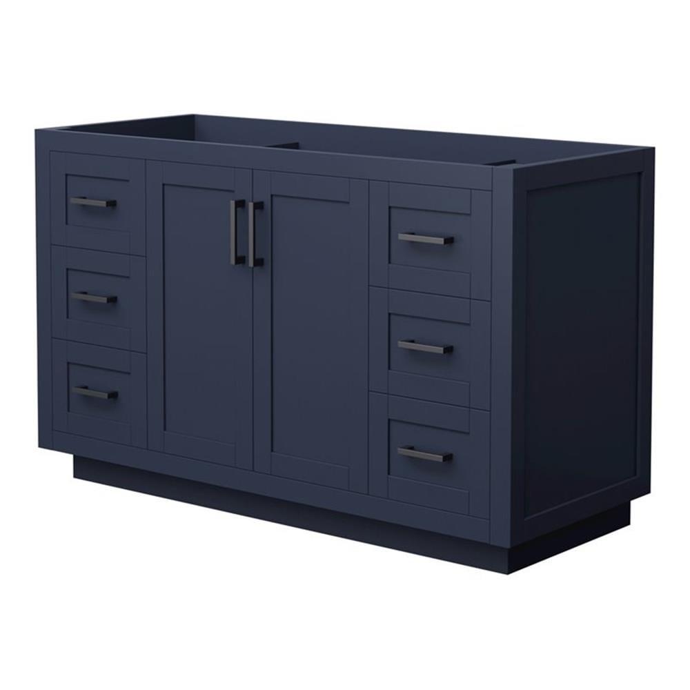 Miranda 54'' Dark Blue European Shaker Single Bathroom Vanity