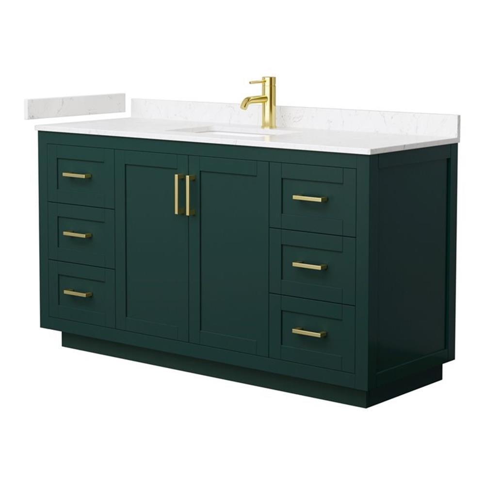 Miranda 60'' Single Bathroom Vanity with Marble Top