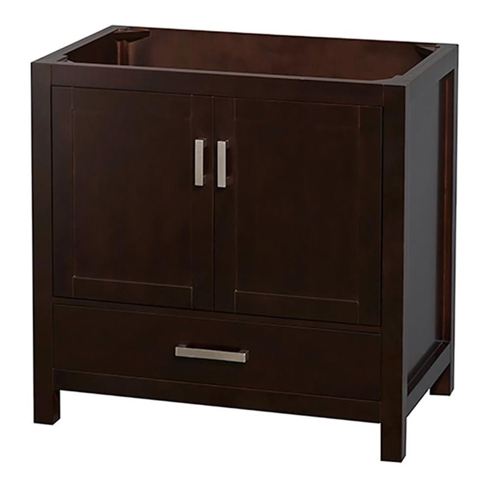 Wyndham Collection Sheffield 35" Freestanding Single Vanity Base Only