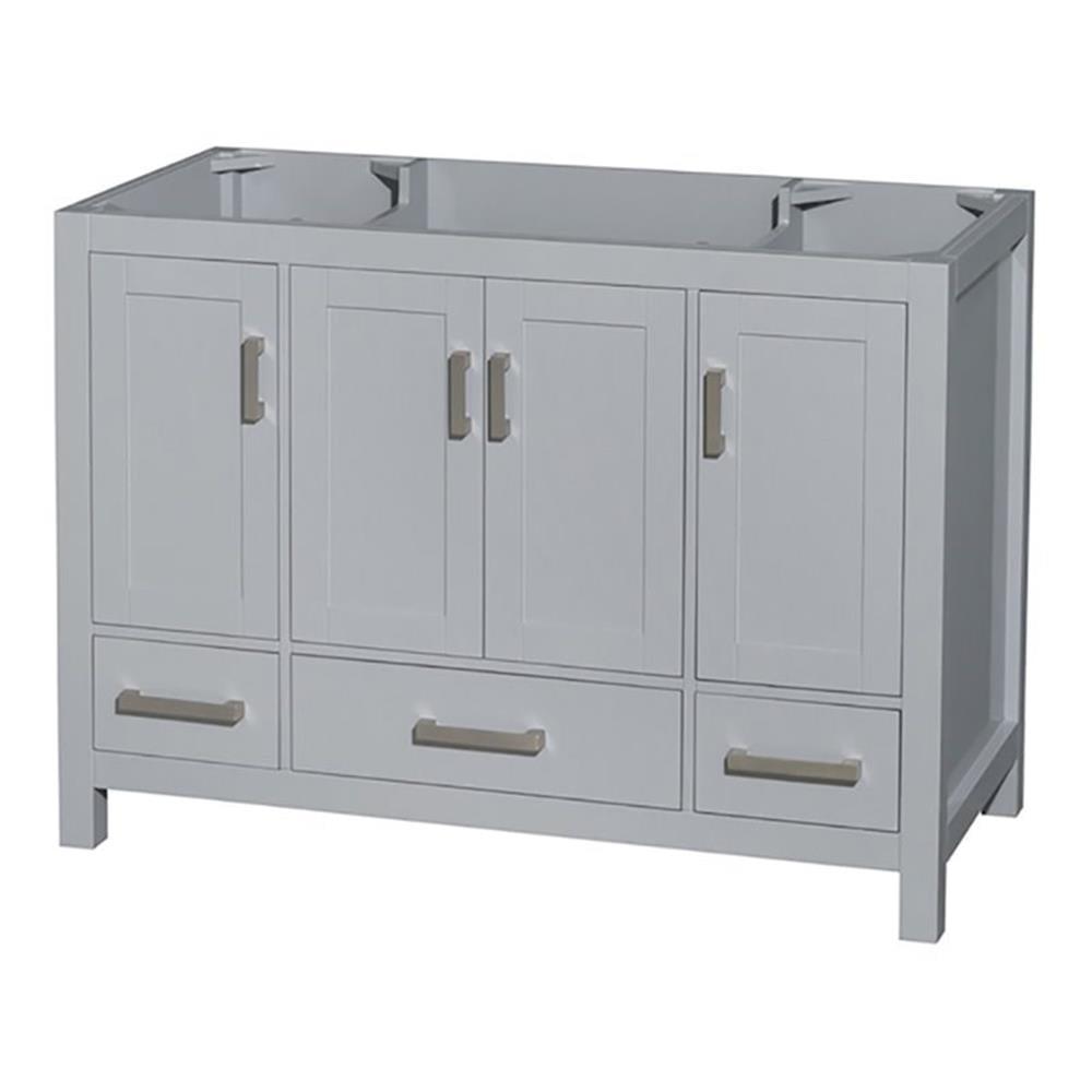 Wyndham Collection Sheffield 47" Freestanding Single Vanity Base Only