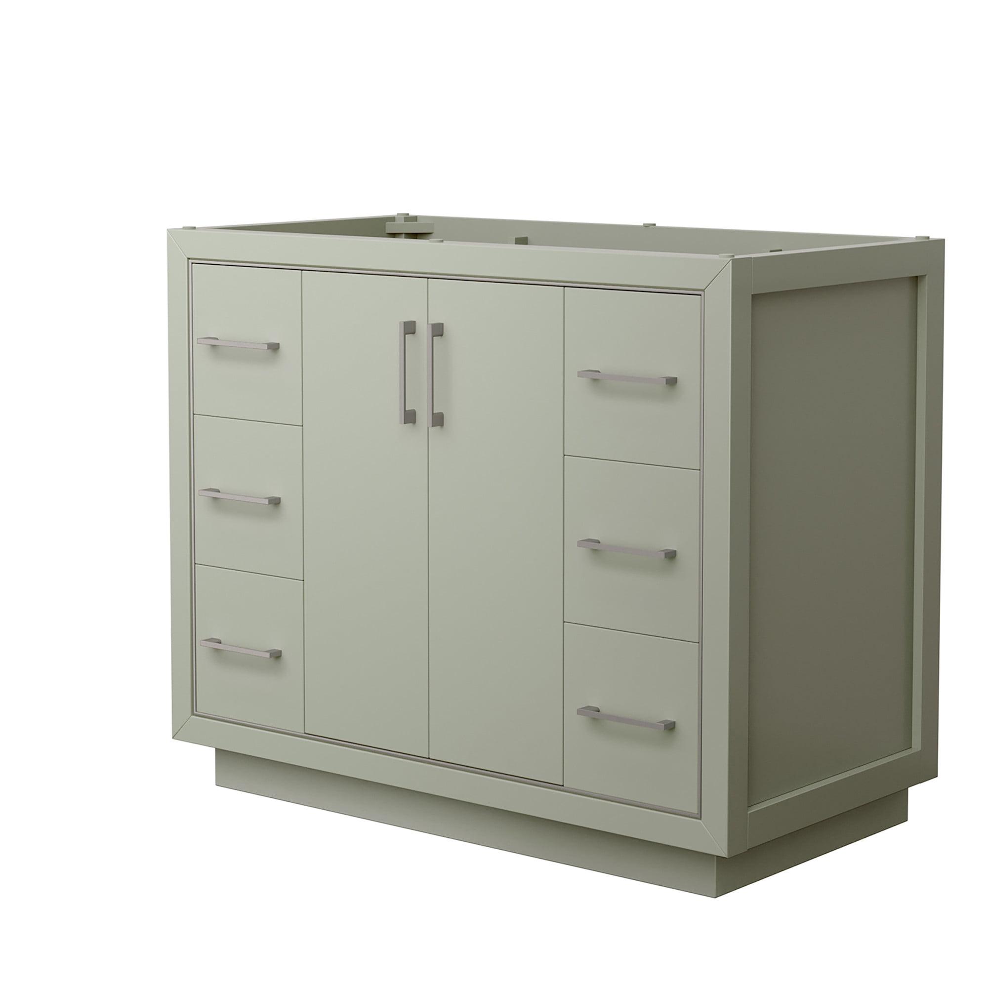 Wyndham Collection Icon 59.25" Single Bathroom Vanity Base and Mirror Only