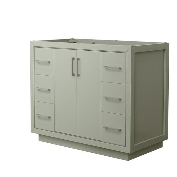 Wyndham Collection Icon 59.25" Single Bathroom Vanity Base and Mirror Only