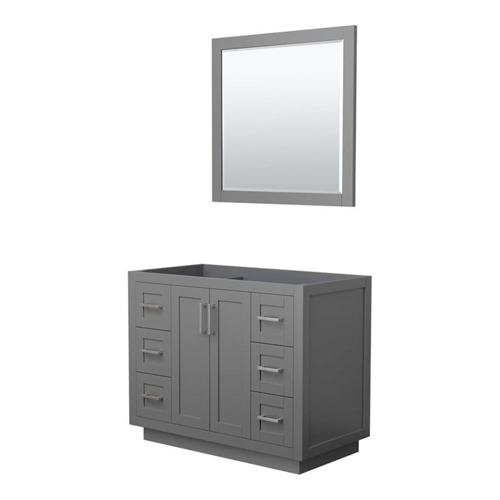 Miranda 41.25" Single Bathroom Vanity Base and Mirror Only