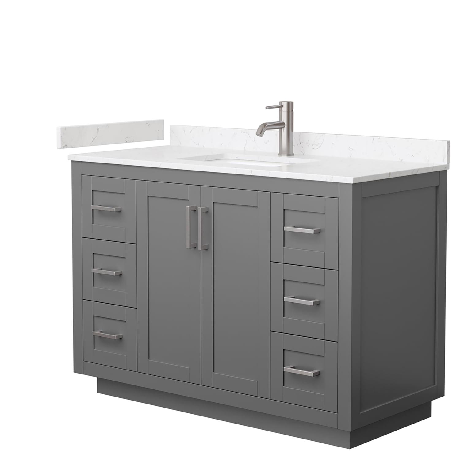 Miranda 48" Freestanding Single Bathroom Vanity with Cultured Marble Top