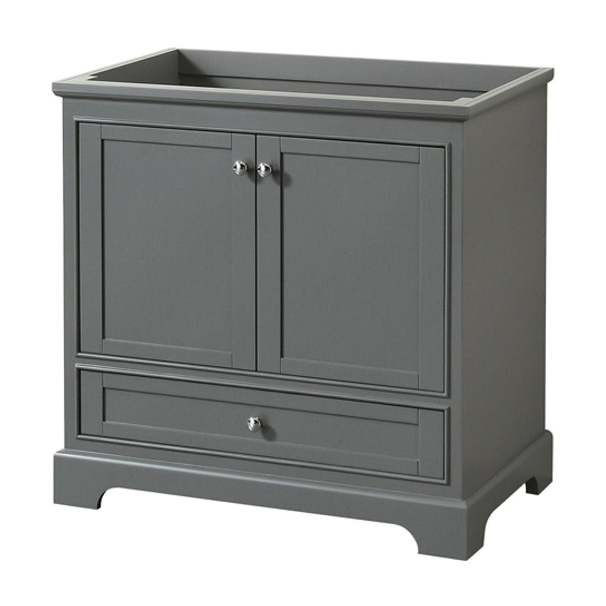 Wyndham Collection Deborah 35" Single Bathroom Vanity Base Only