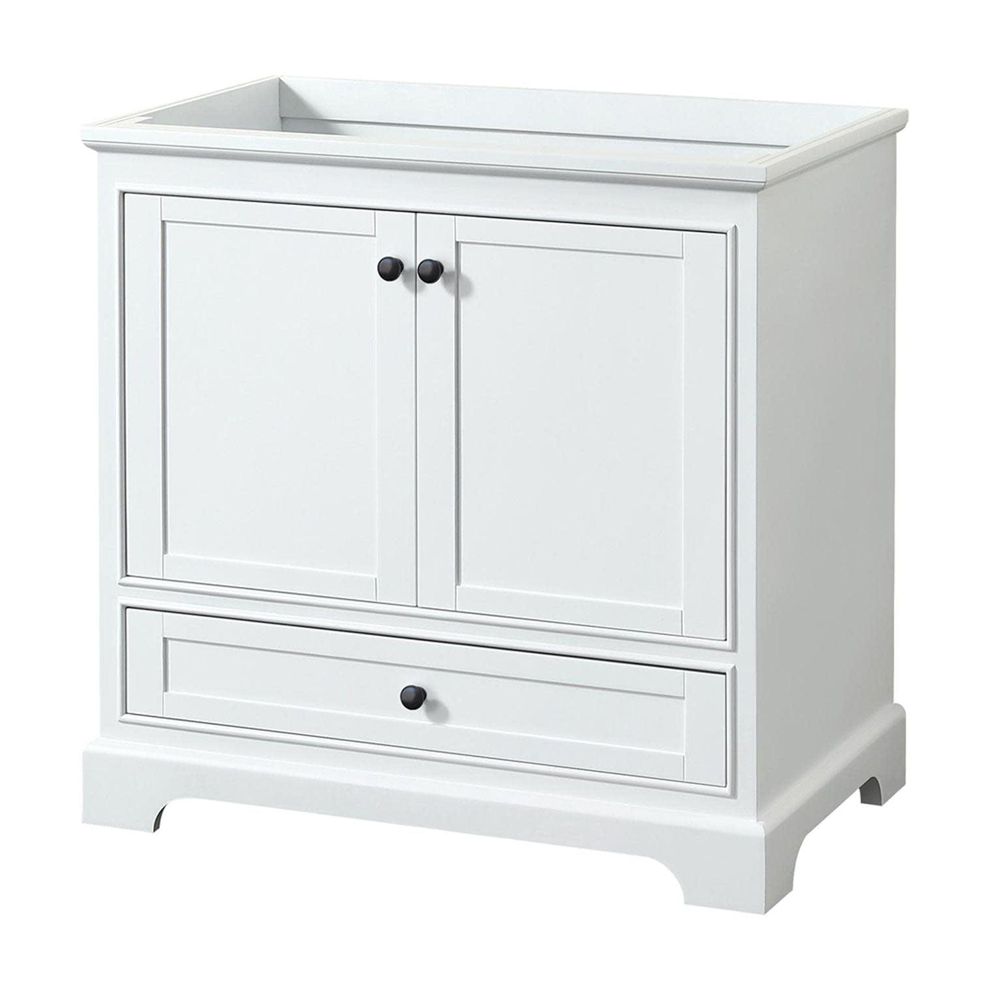 Wyndham Collection Deborah 35" Single Bathroom Vanity Base Only