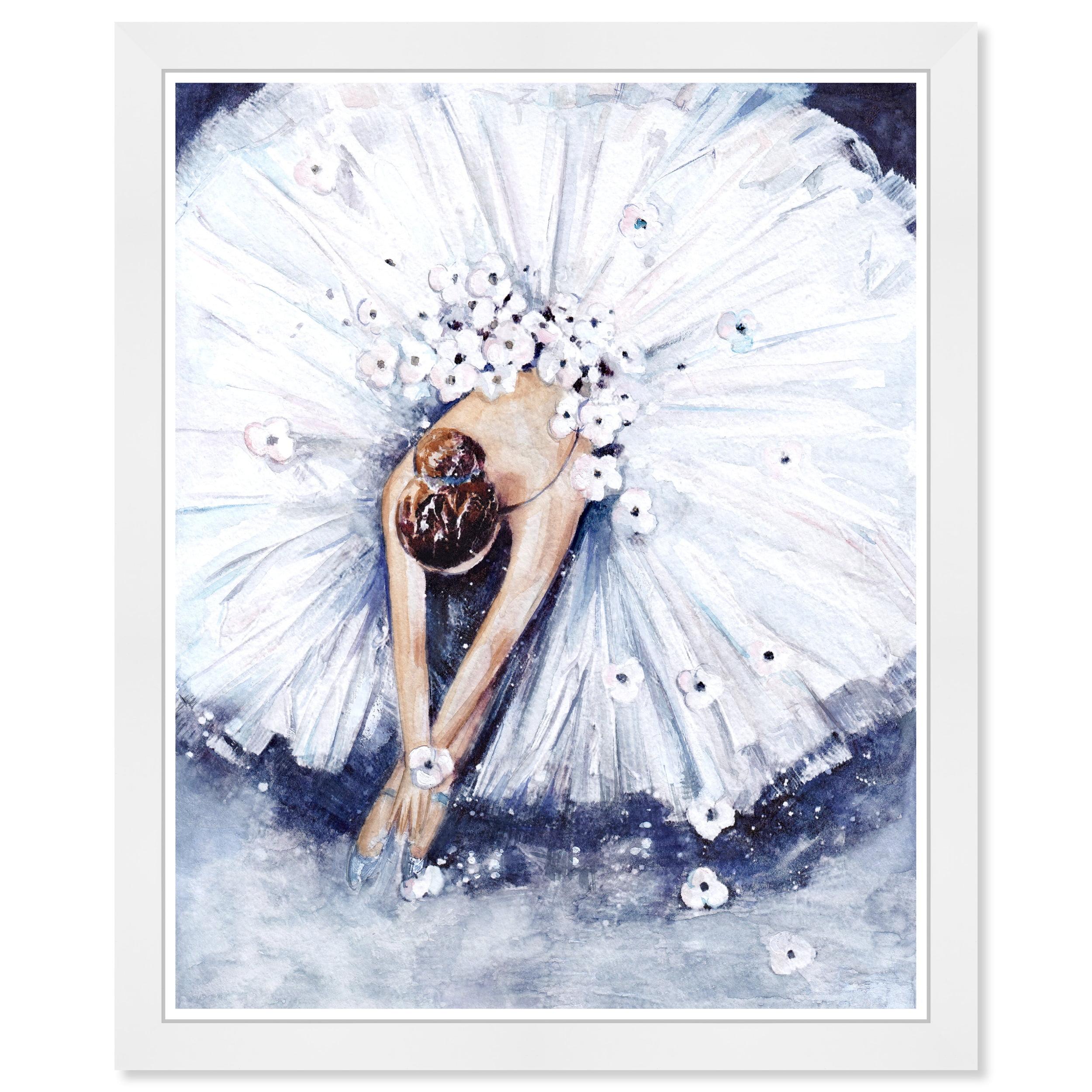 Wynwood Studio Prints Ballerina People and Portraits Portraits Wall Art Canvas Print White 13x19